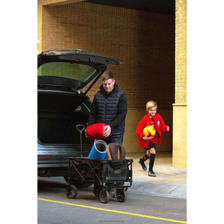 BLACK+DECKER N20D131carrinho de armazenamento dobrável, o vagão utilitário dobrável comporta até 176 libras. preto casa e estilo de vida BLACK+DECKER N20D131carrinho de armazenamento dobrável, o vagão utilitário dobrável comporta até 176 libras. preto casa e estilo de vida