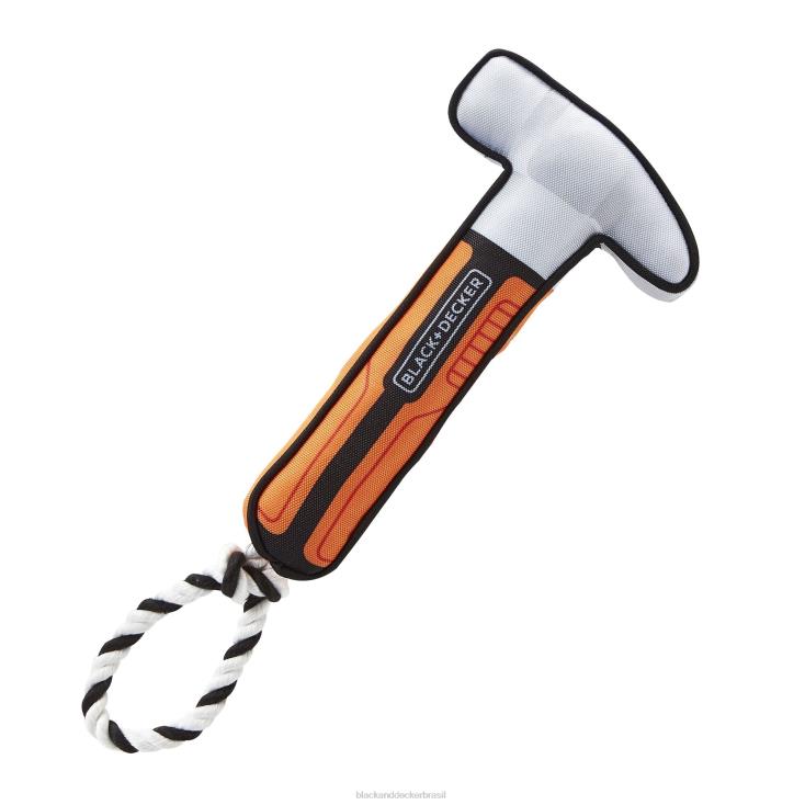 BLACK+DECKER N20D235Brinquedo de mastigar martelo de náilon balístico 3D para cães casa e estilo de vida BLACK+DECKER N20D235Brinquedo de mastigar martelo de náilon balístico 3D para cães casa e estilo de vida