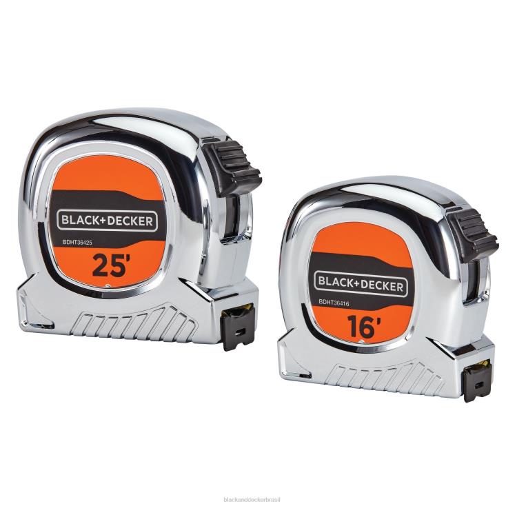 BLACK+DECKER N20D612pacote de fita métrica de 25 pés e 16 pés ferramentas BLACK+DECKER N20D612pacote de fita métrica de 25 pés e 16 pés ferramentas